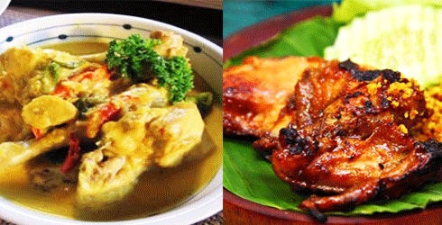 Resep Masakan Nusantara Opor Ayam dan Ayam Bakar